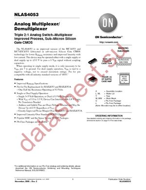 NLAS4053DR2G datasheet  